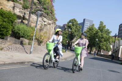 Lime E-Bikes near Nottingham Castle