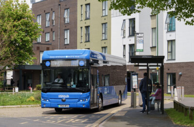 Blue NCT electric bus